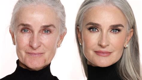 best foundation older skin|makeup tips for women 60 years old and over.